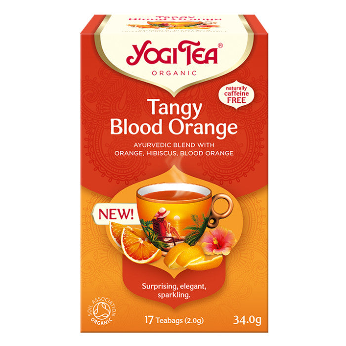 Yogi Tea® Pezsdítő vérnarancs bio tea 34 g