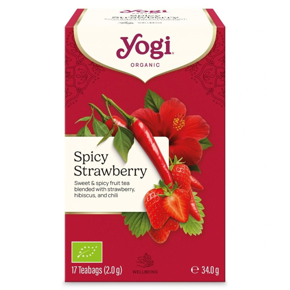 Yogi Tea® Fűszeres epres bio tea 34 g