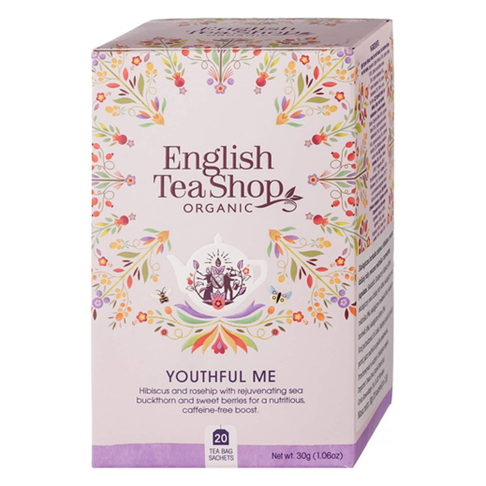 English Tea Shop Wellness Youthful Me – Fiatalító bio tea 30 g (20 filter)