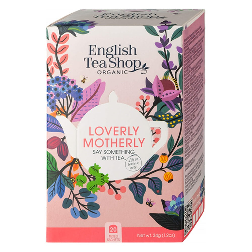 English Tea Shop Loverly Motherly – Gondoskodó bio teaválogatás 34 g (20 filter)