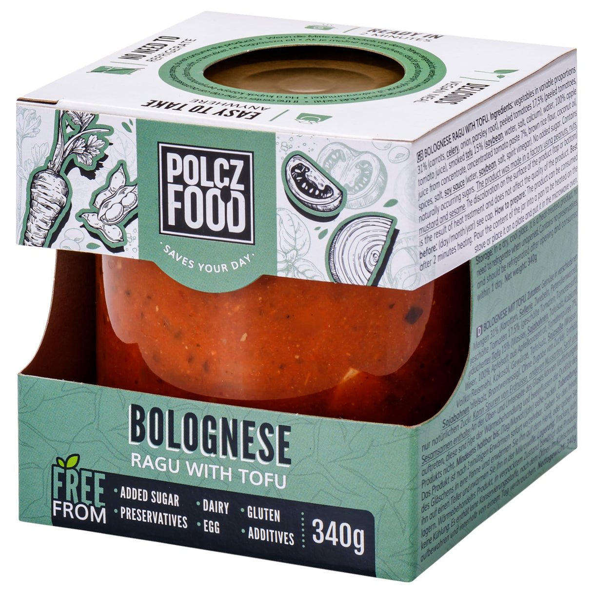 Polcz Bolognai ragu tofuval