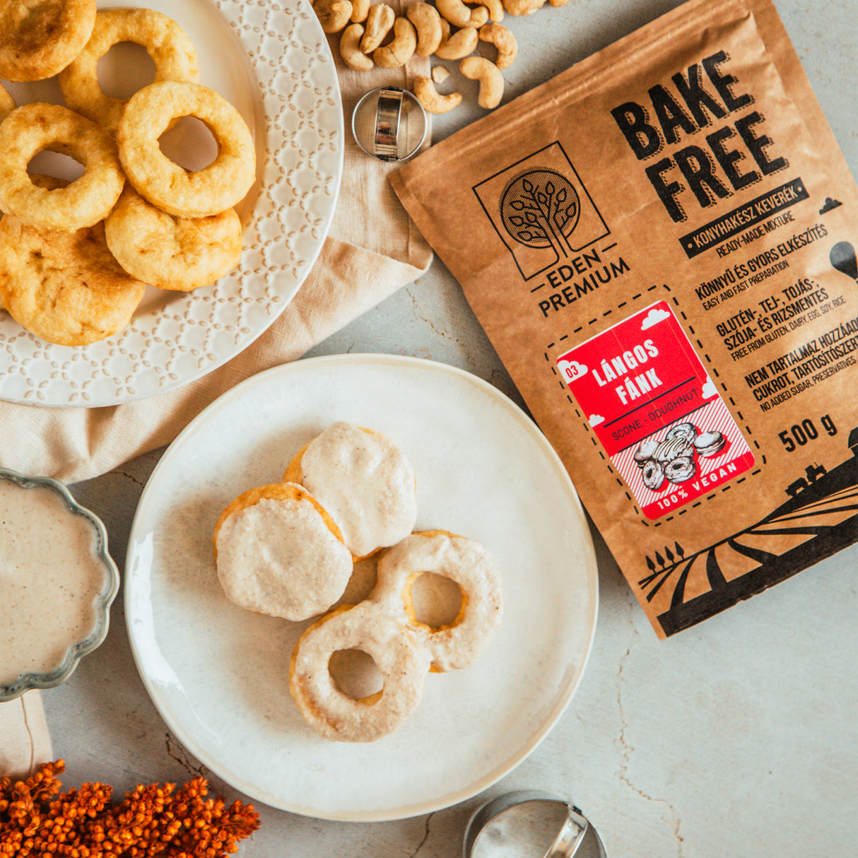 Bake-Free Lángos-fánk lisztkeverék 500g