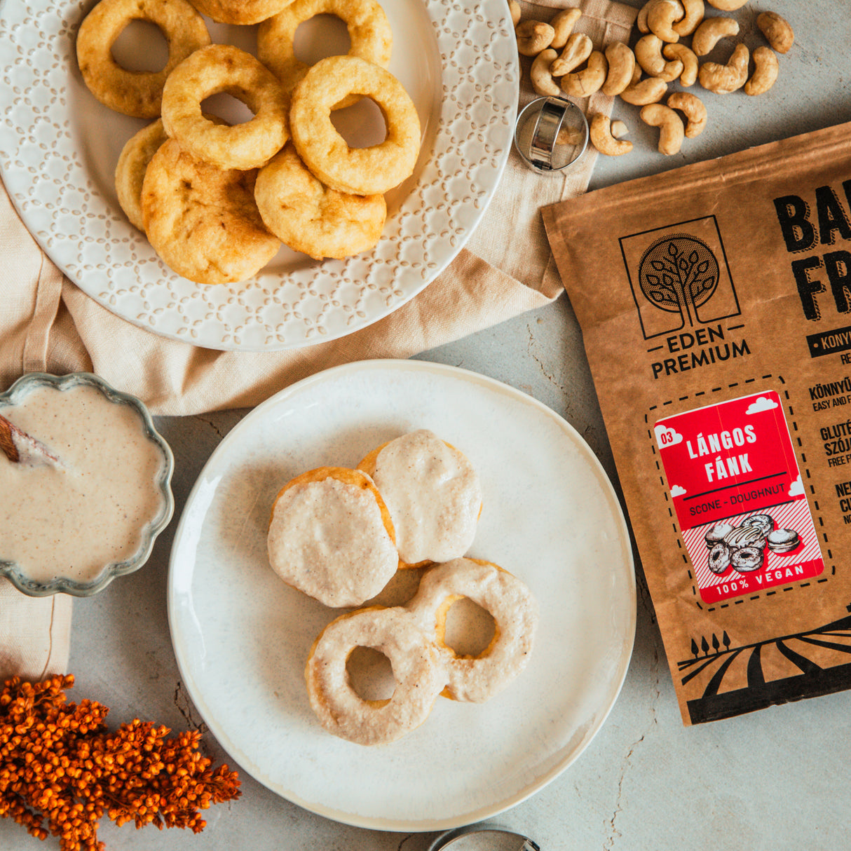 Bake-Free Lángos-fánk lisztkeverék 1000g