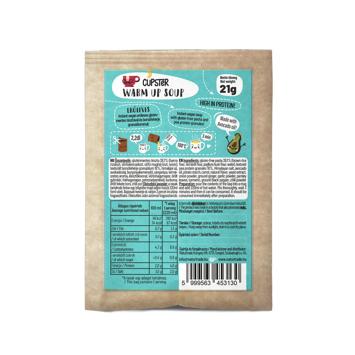 Cupster instant erőleves 21g