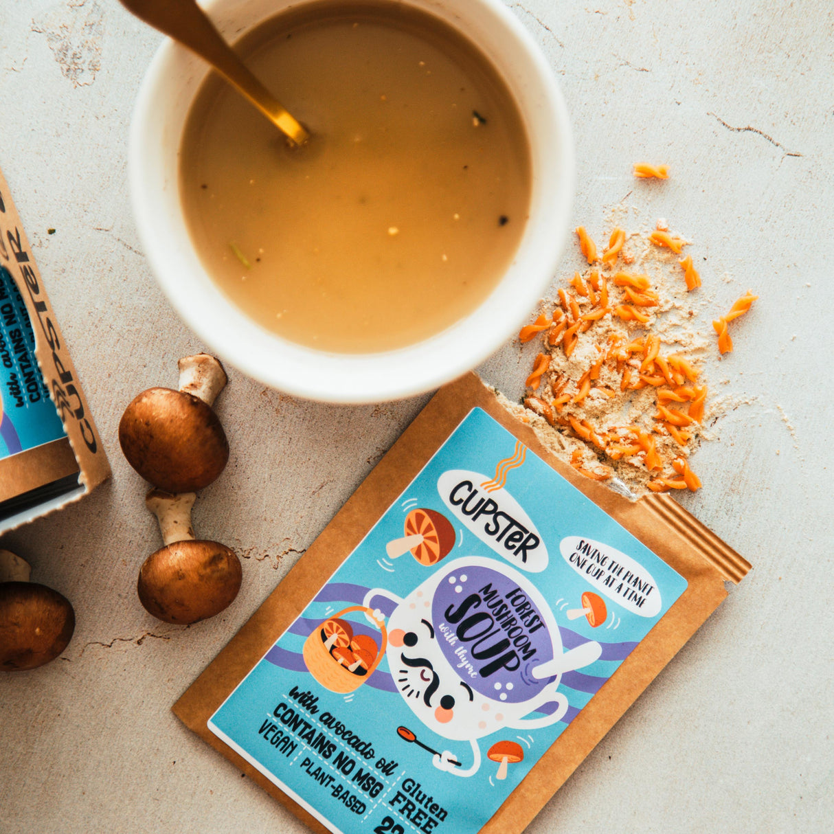 Cupster instant erdei gombaleves 22g