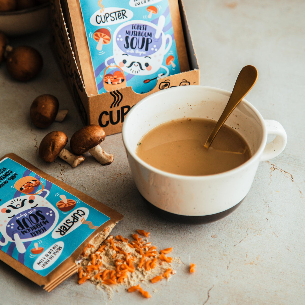 Cupster instant erdei gombaleves 22g