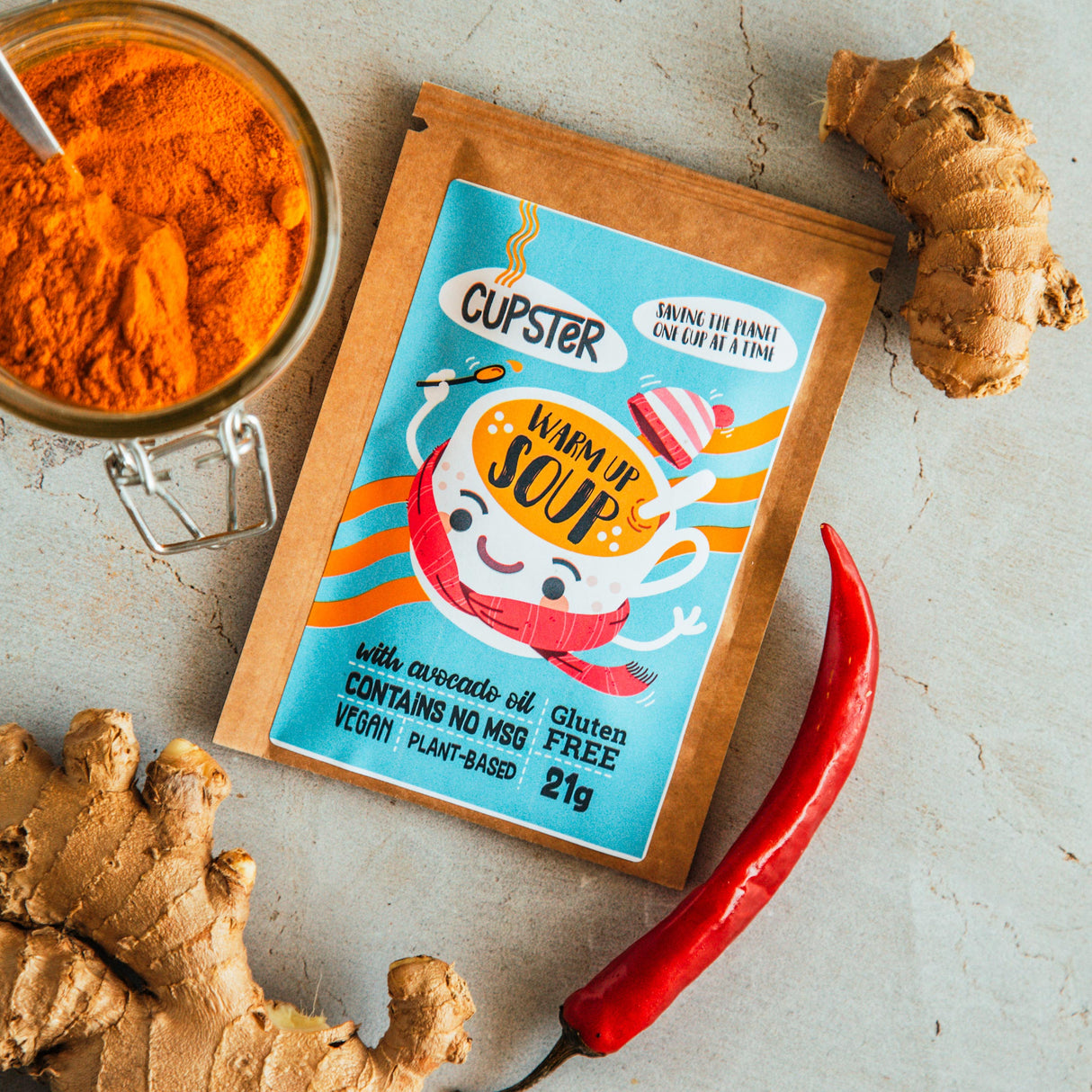 Cupster instant erőleves 21g