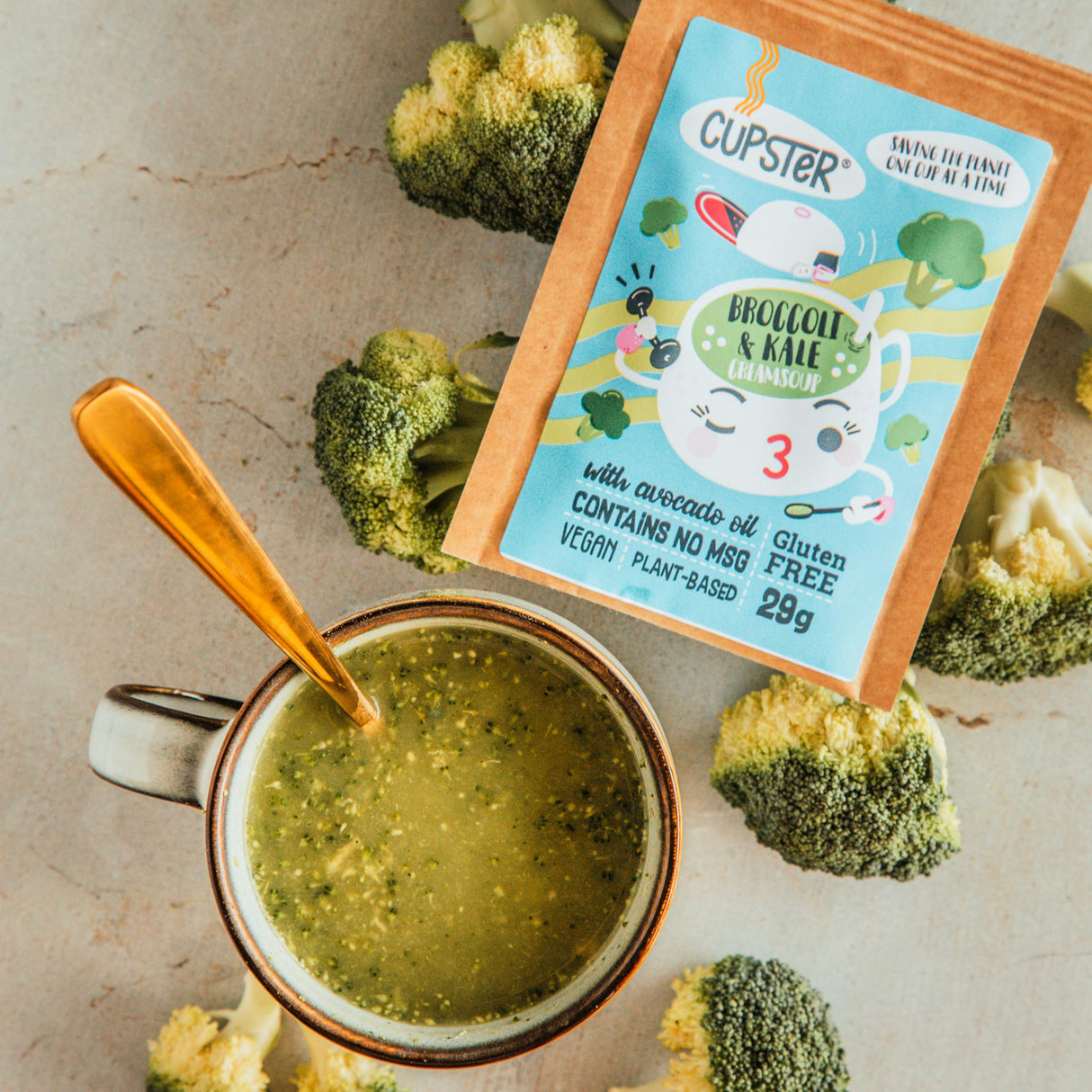 Cupster instant brokkoli - kel krémleves 10 db