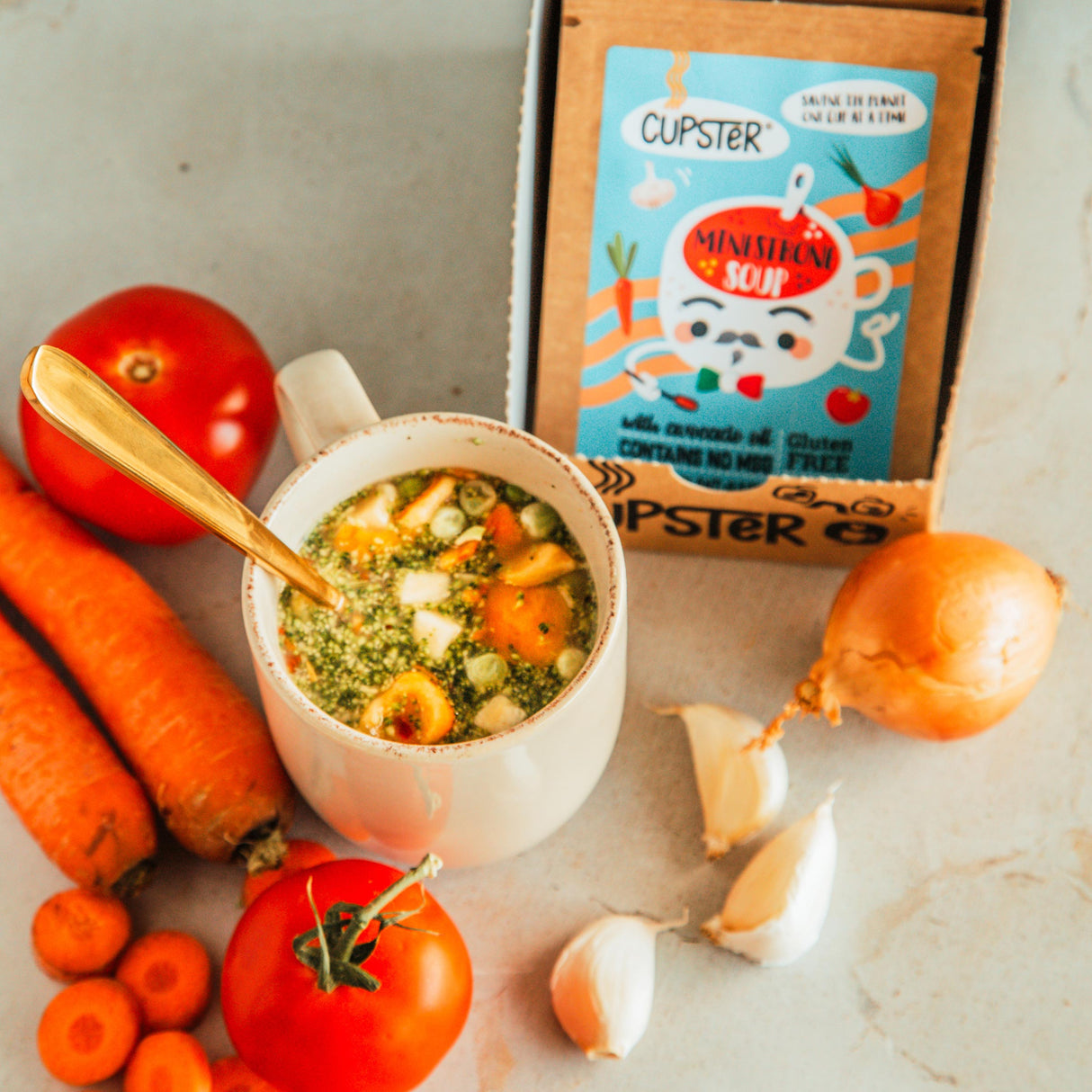 Cupster instant minestrone leves 22g