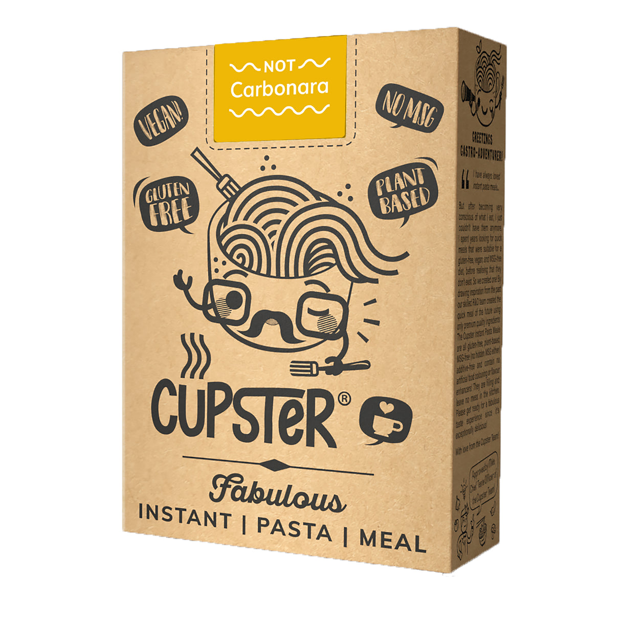 Cupster Instant Tészta - Not Carbonara 91g