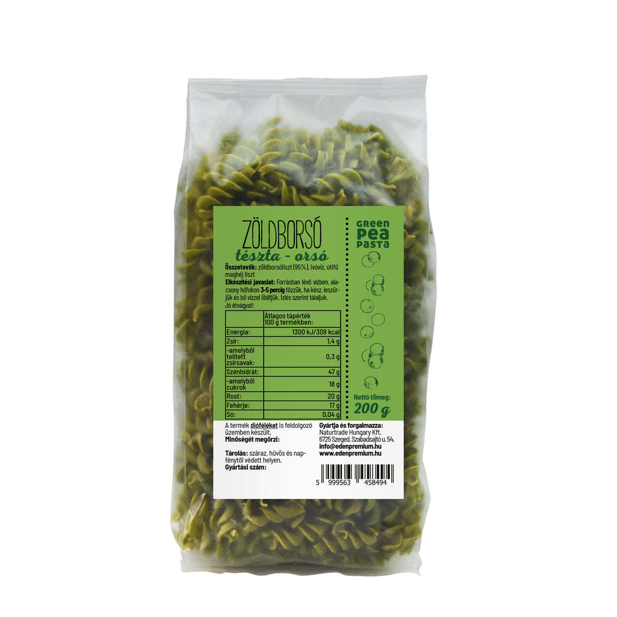 Easy Pasta - Zöldborsó tészta 200 g