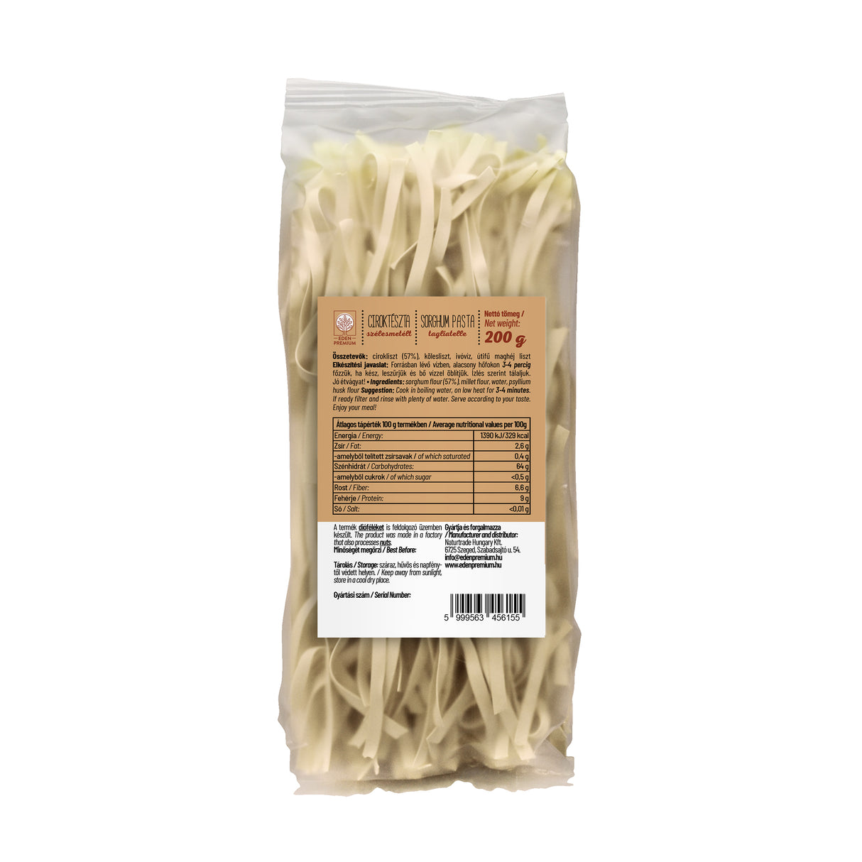 Ciroktészta szélesmetélt kölessel 200 g