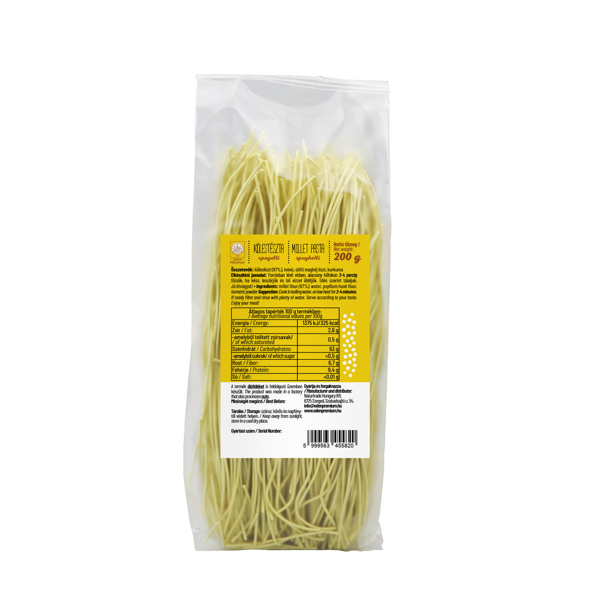 Kölestészta spagetti 200g