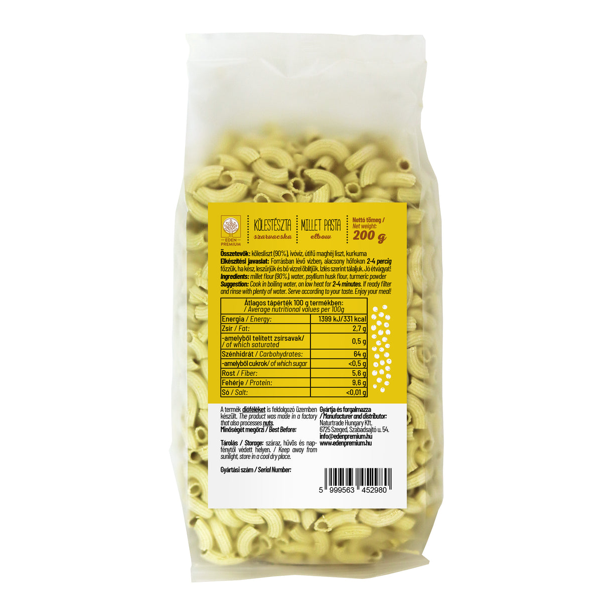 Kölestészta szarvacska 200g