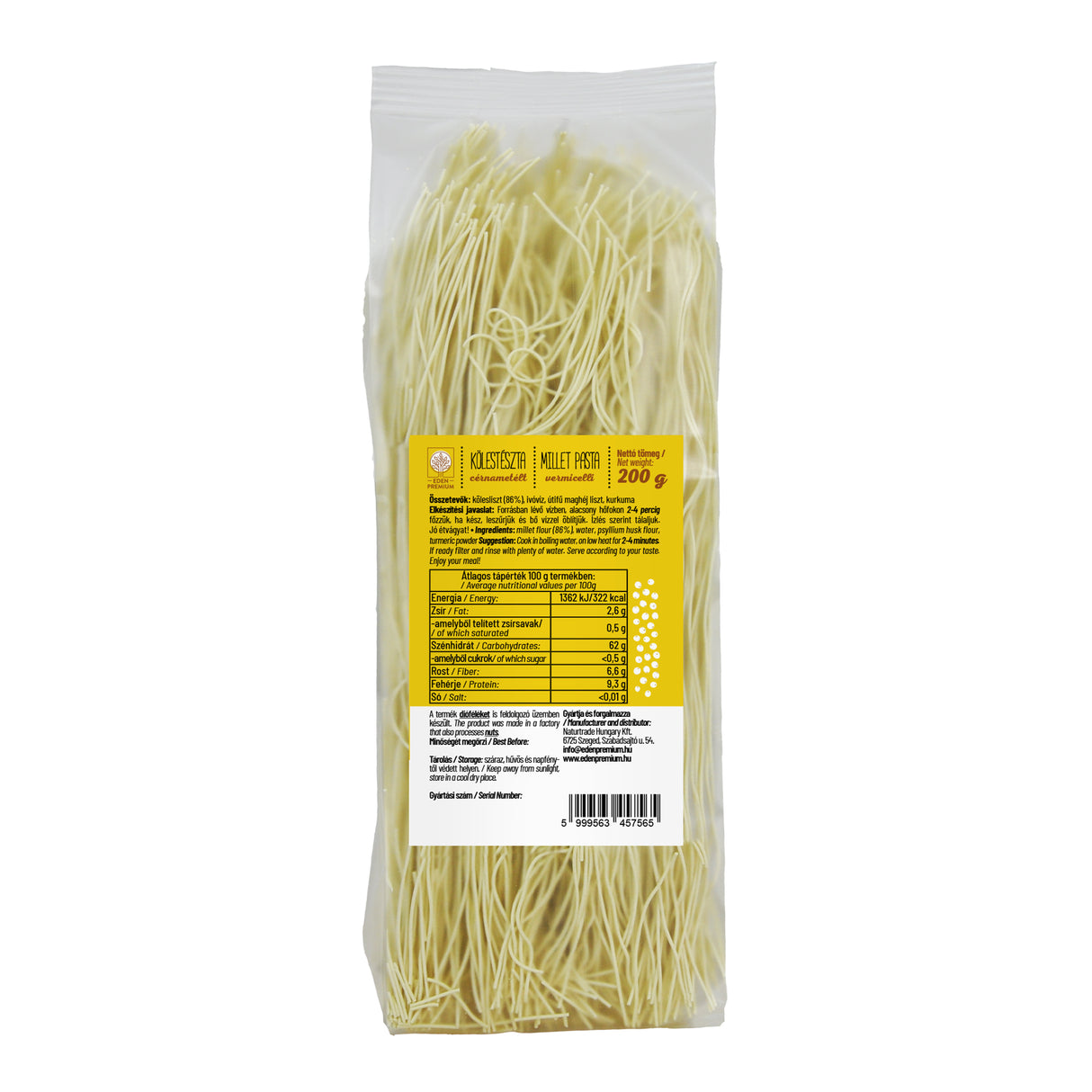 Kölestészta cérnametélt 200 g