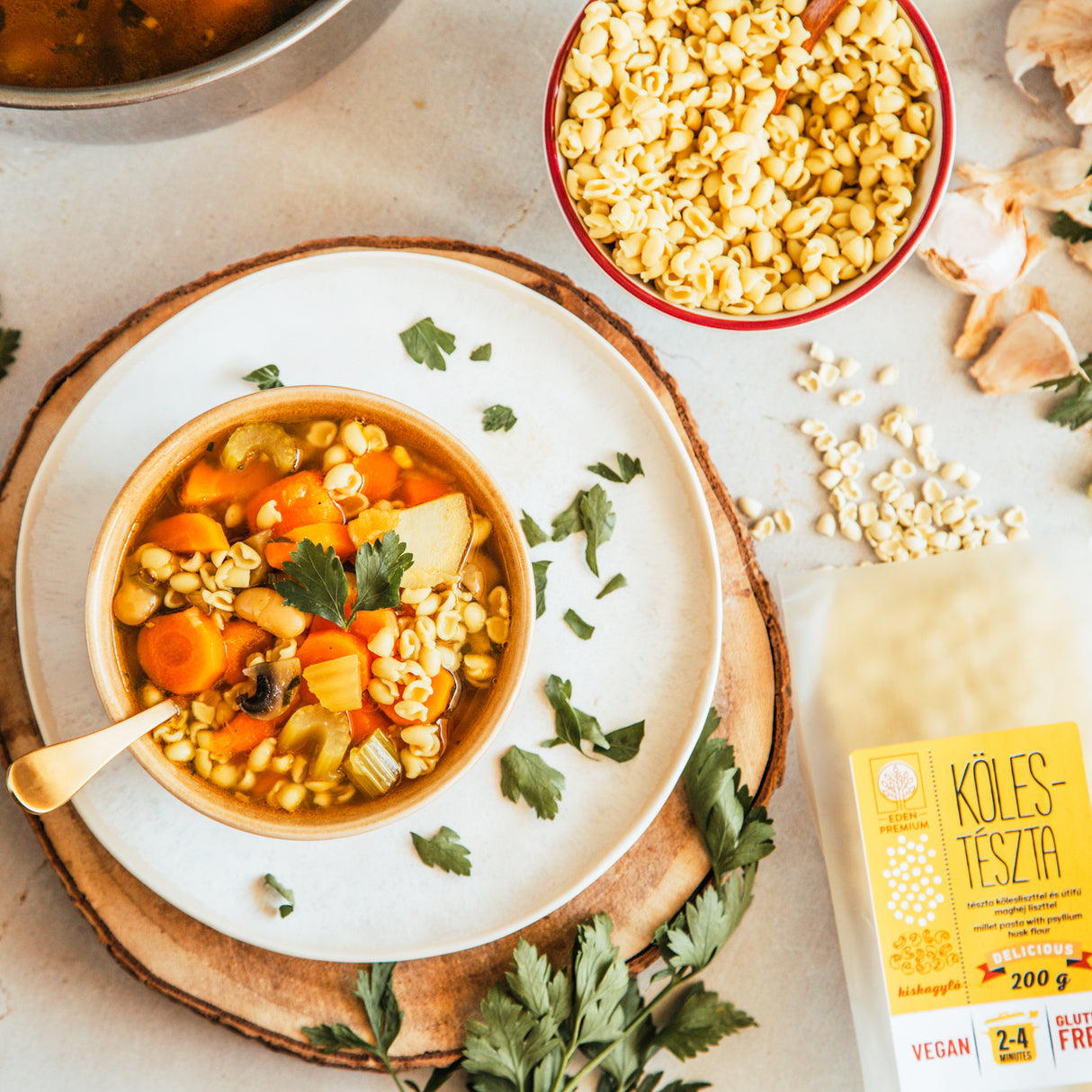 Kölestészta kiskagyló 200g