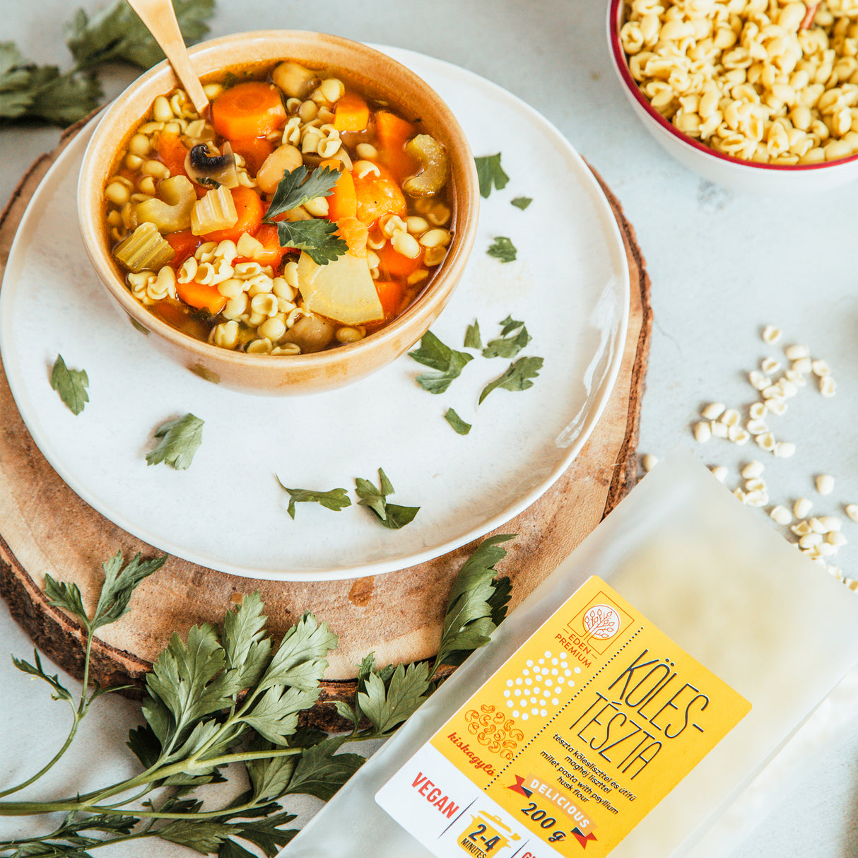 Kölestészta kiskagyló 200g