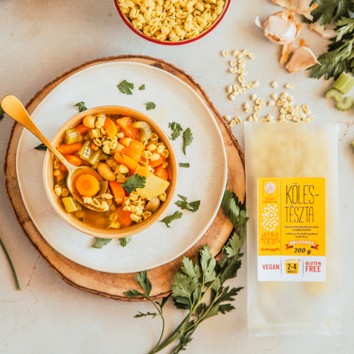 Kölestészta kiskagyló 200g