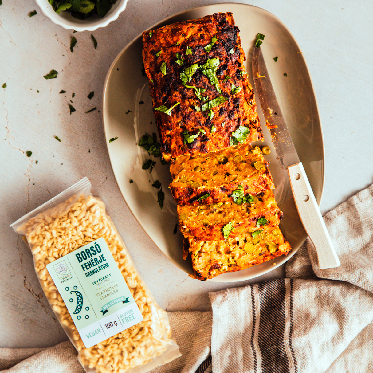 Borsófehérje granulátum 100g