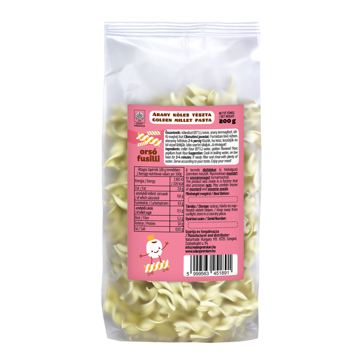 Arany kölestészta orsó 200g