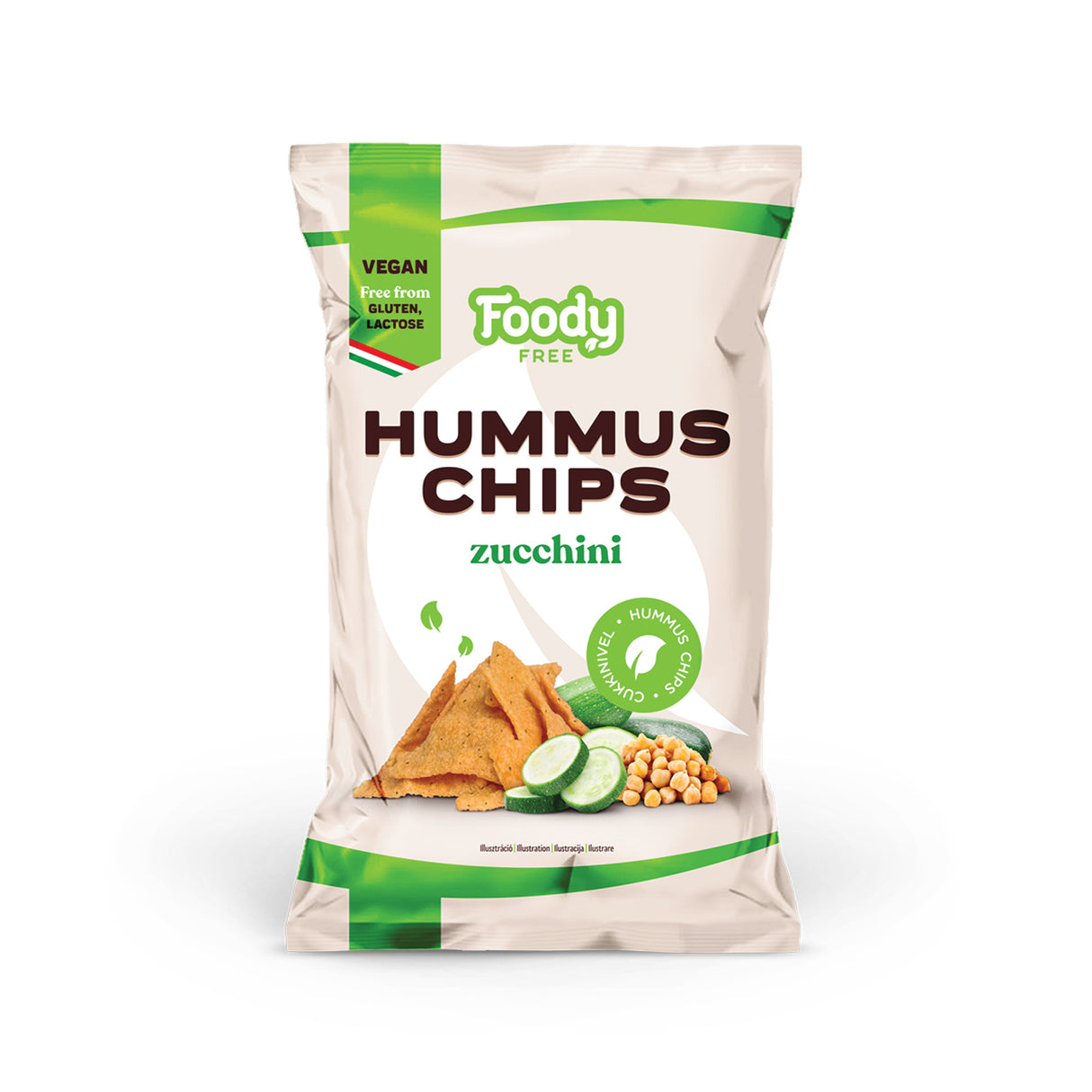 FOODY free hummus chips cukkinivel 50g