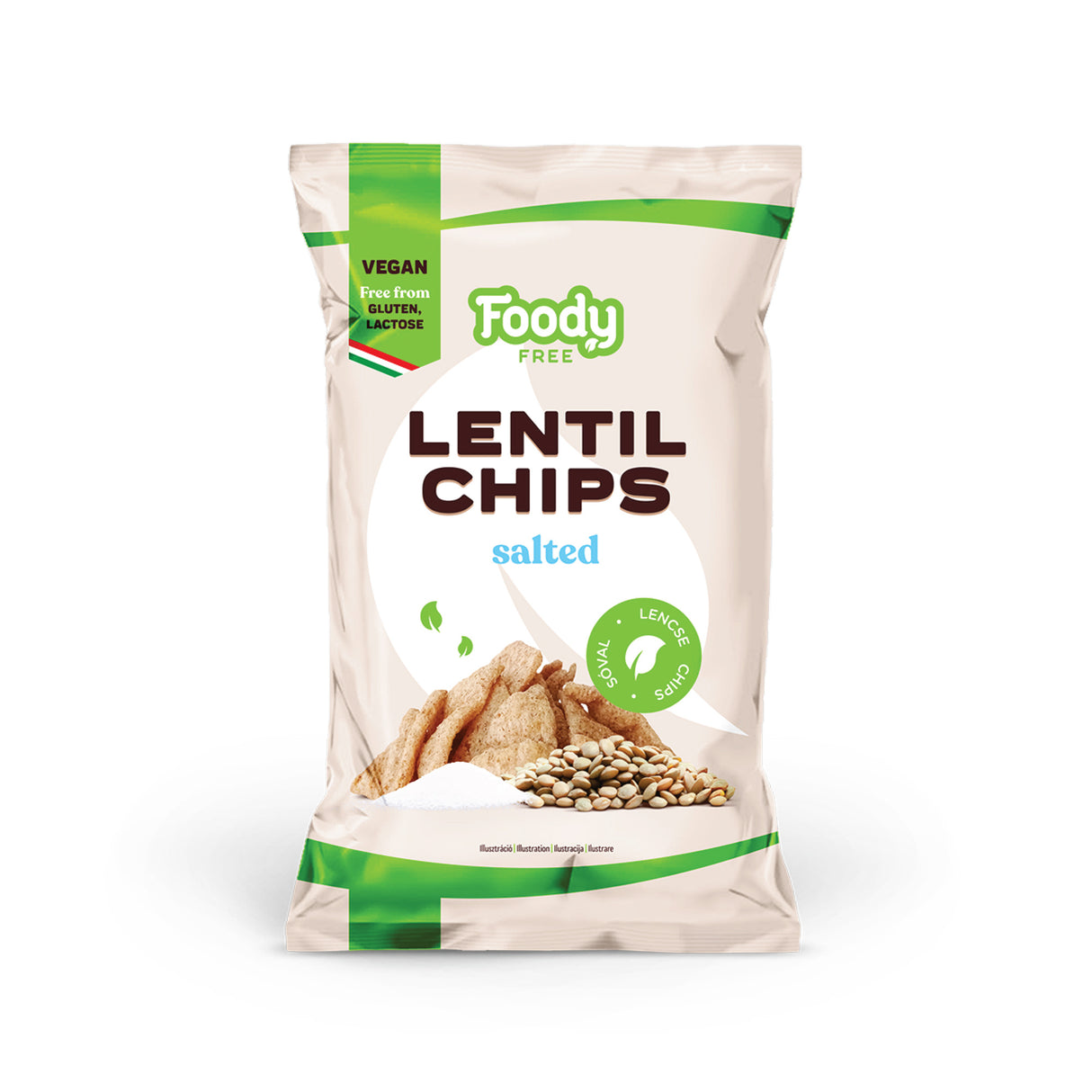 FOODY free lencse chips sóval 50g