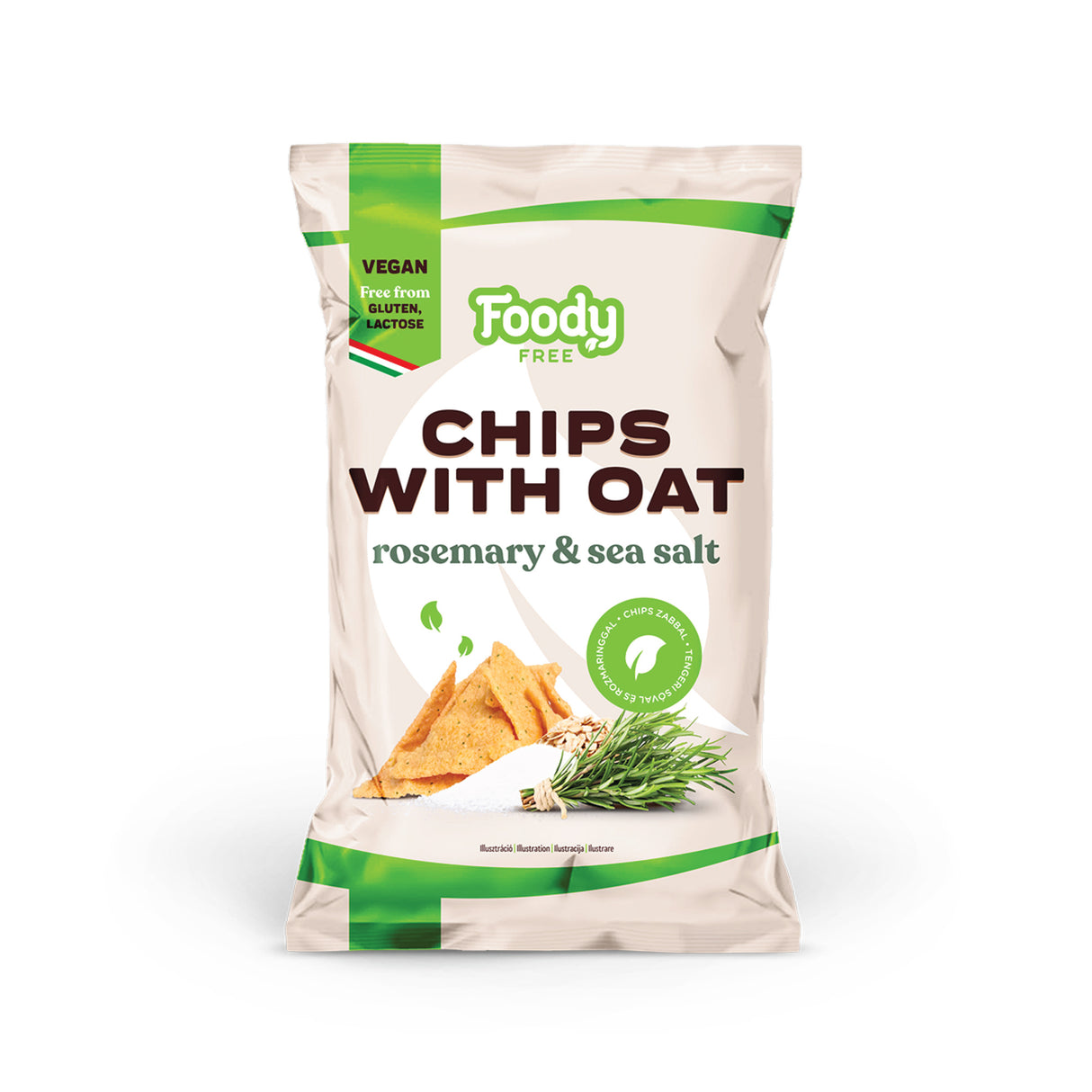 FOODY free zabchips rozmaringgal 50g