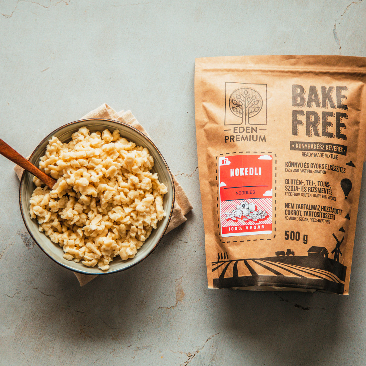 Bake-Free Nokedli lisztkeverék 1000g