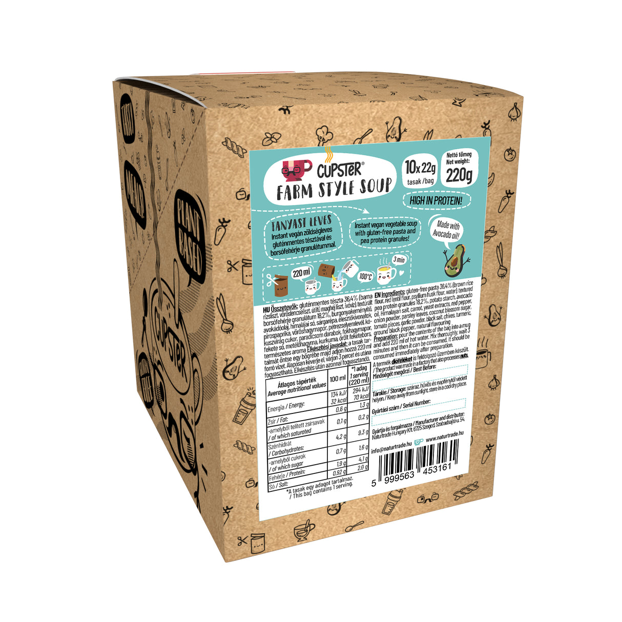 Cupster instant tanyasi leves 10 db