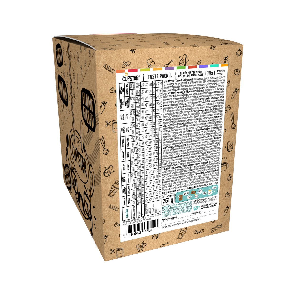 Cupster instant leves Taste pakk I.