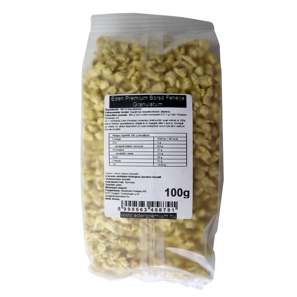 Borsófehérje granulátum 100g
