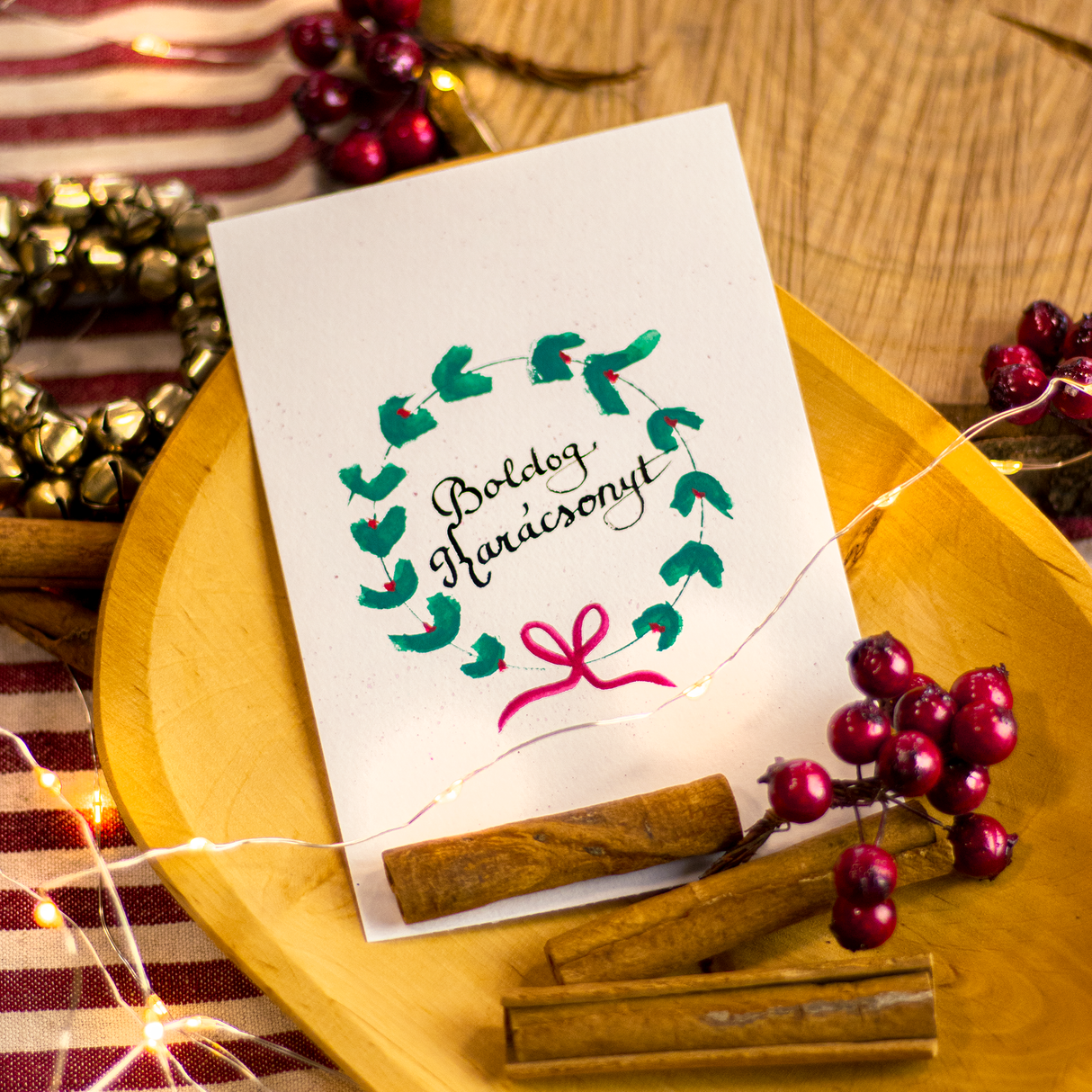 Karácsonyi Adománykártya Egyedi Felirattal (Kisebb összeg) (Kiss Csillag Közhasznú Alapítvány)