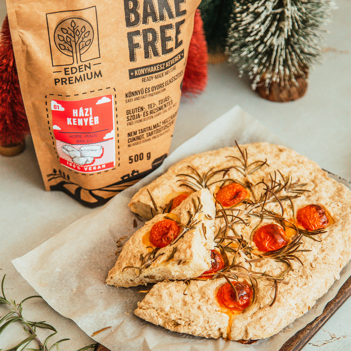 Bake-Free Házi kenyér lisztkeverék 500g