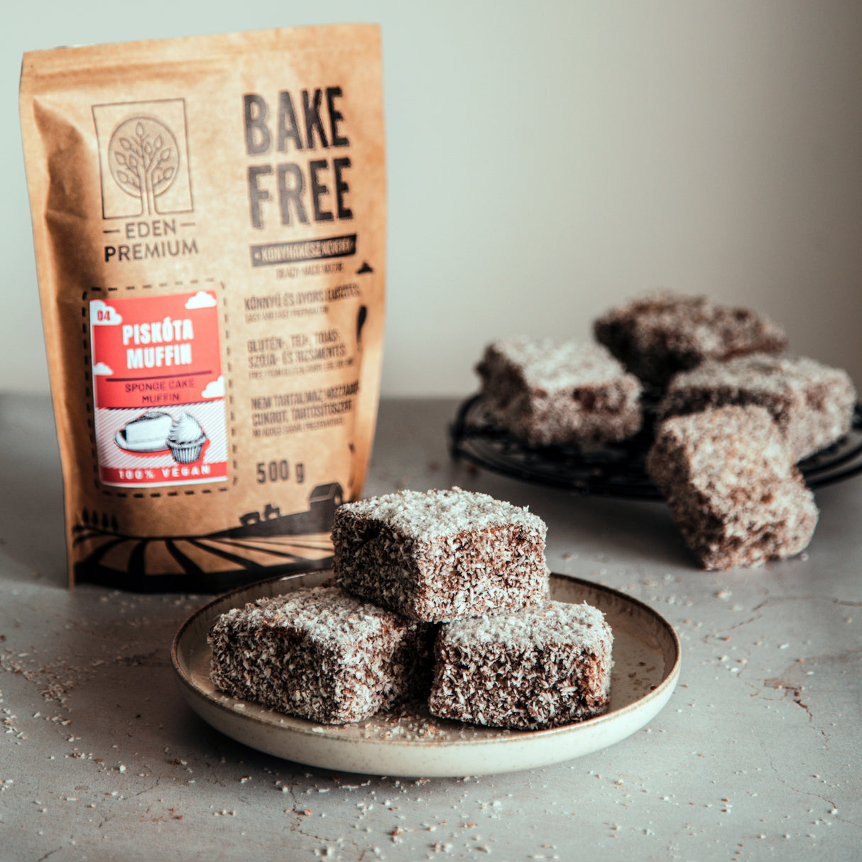 Bake-Free Piskóta-muffin lisztkeverék 1000g