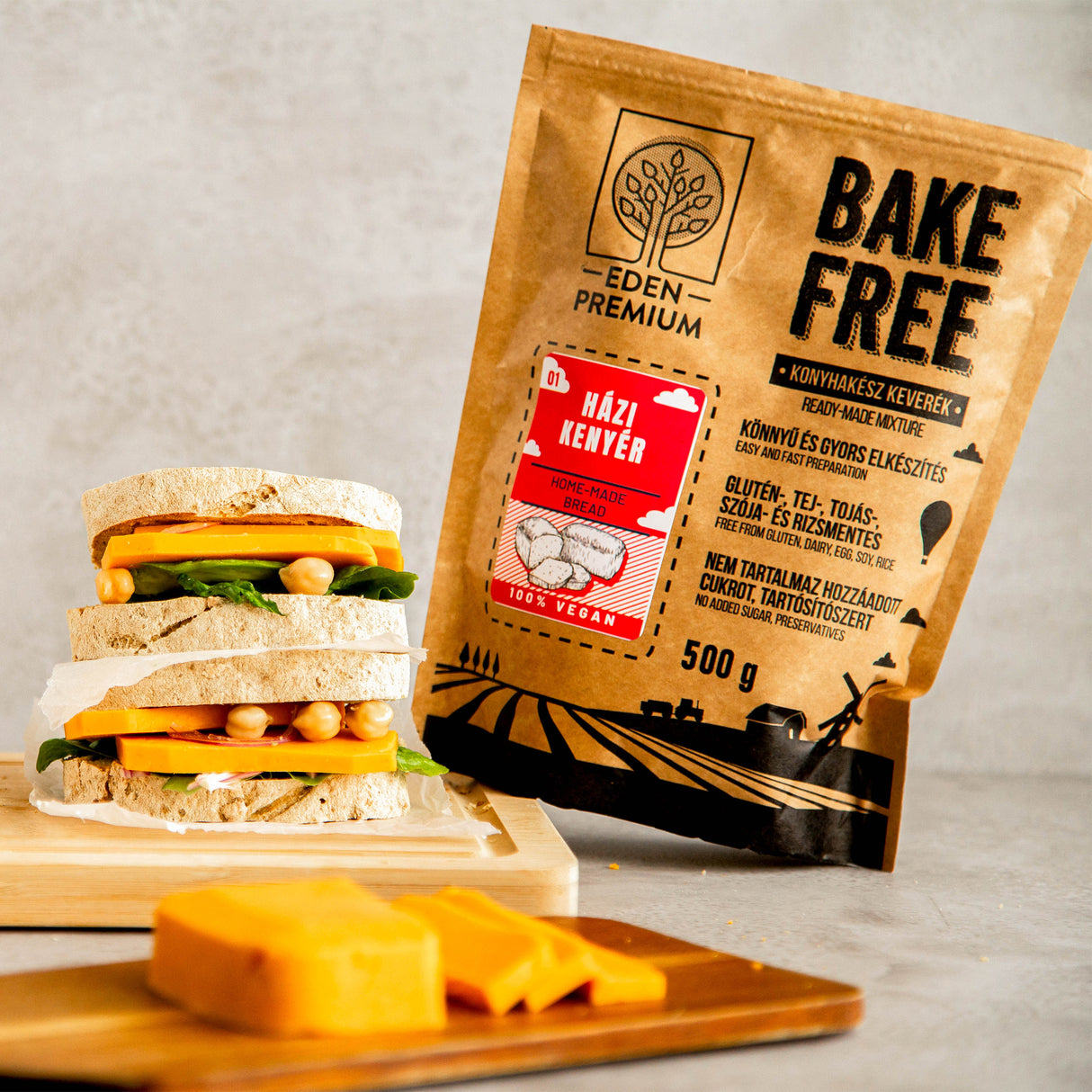 Bake-Free Házi kenyér lisztkeverék 1000g <!2 hét várakozás!>