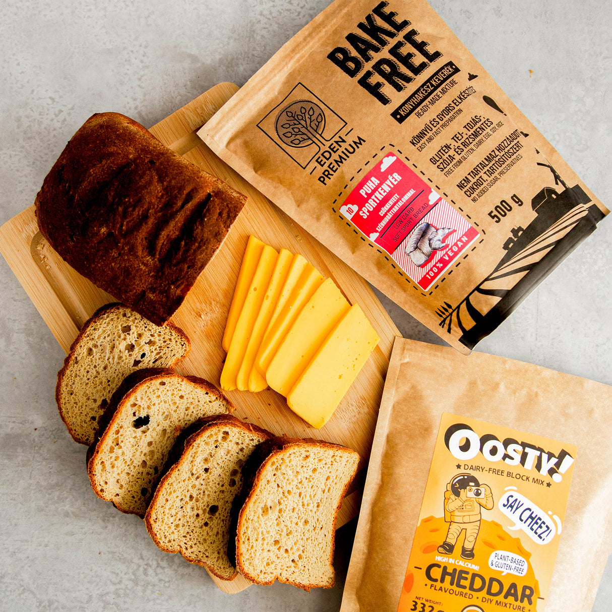 Bake-Free Puha sportkenyér lisztkeverék csökkentett szénhidráttartalommal 500g