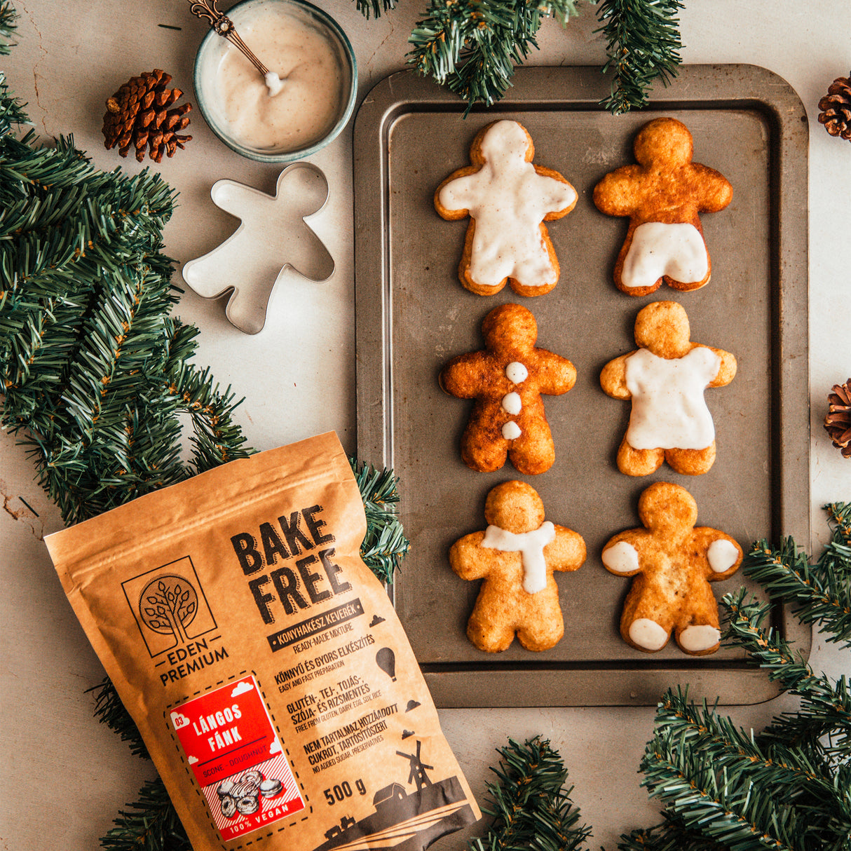 Bake-Free Lángos-fánk lisztkeverék 1000g