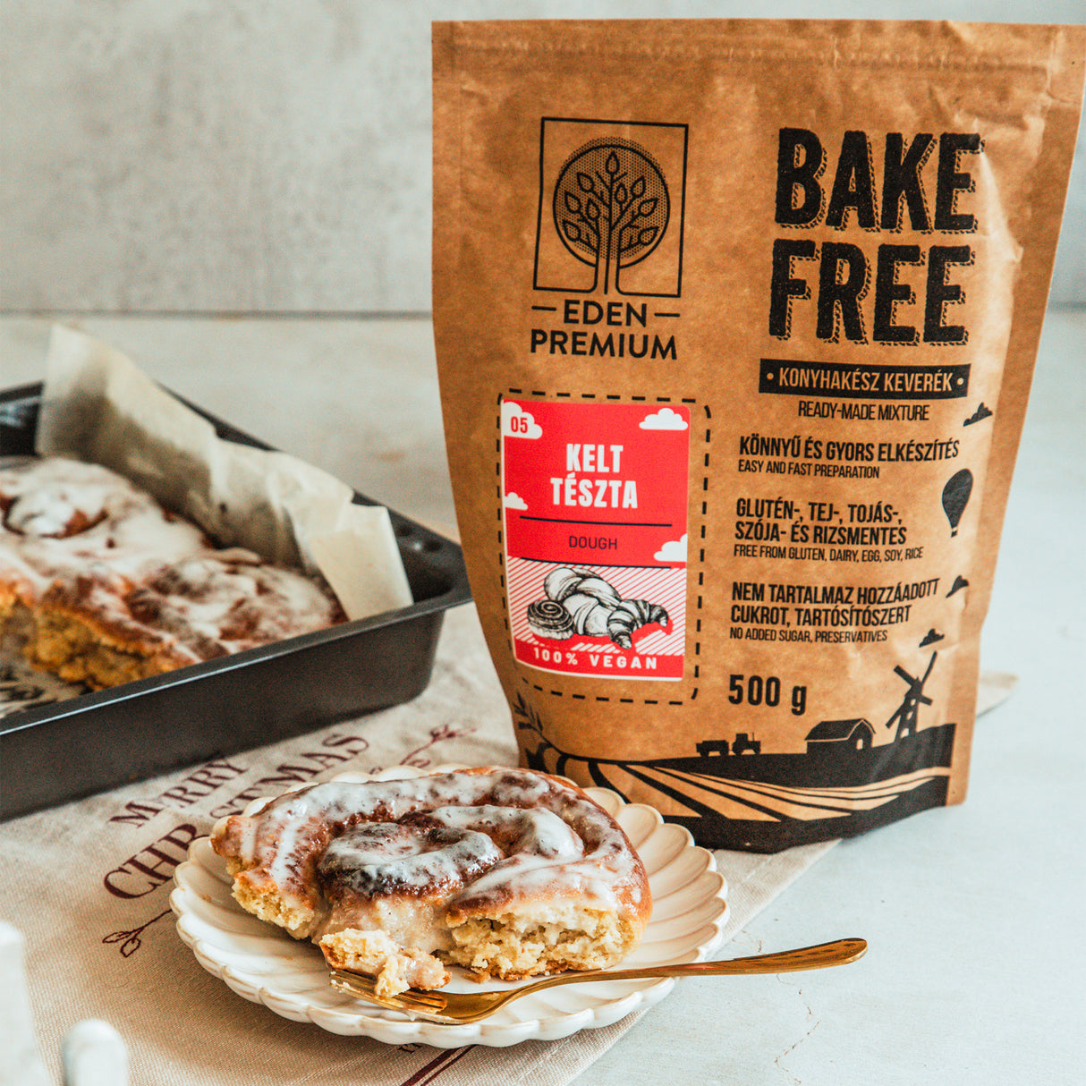 Bake-Free Kelt tészta lisztkeverék 500g