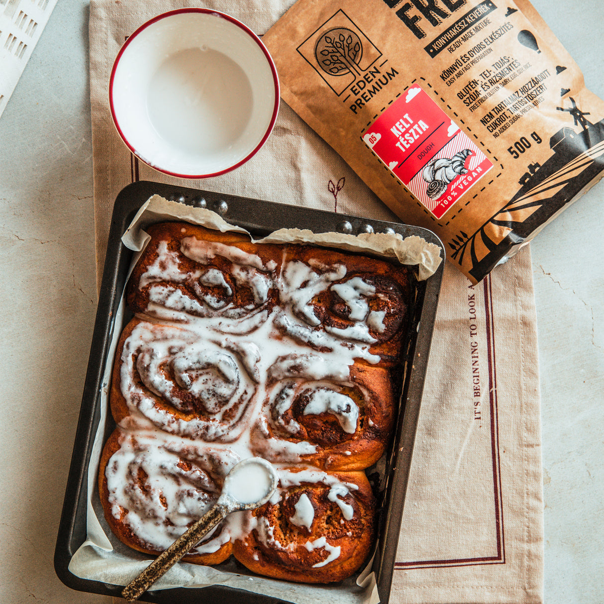 Bake-Free Kelt tészta lisztkeverék 1000g