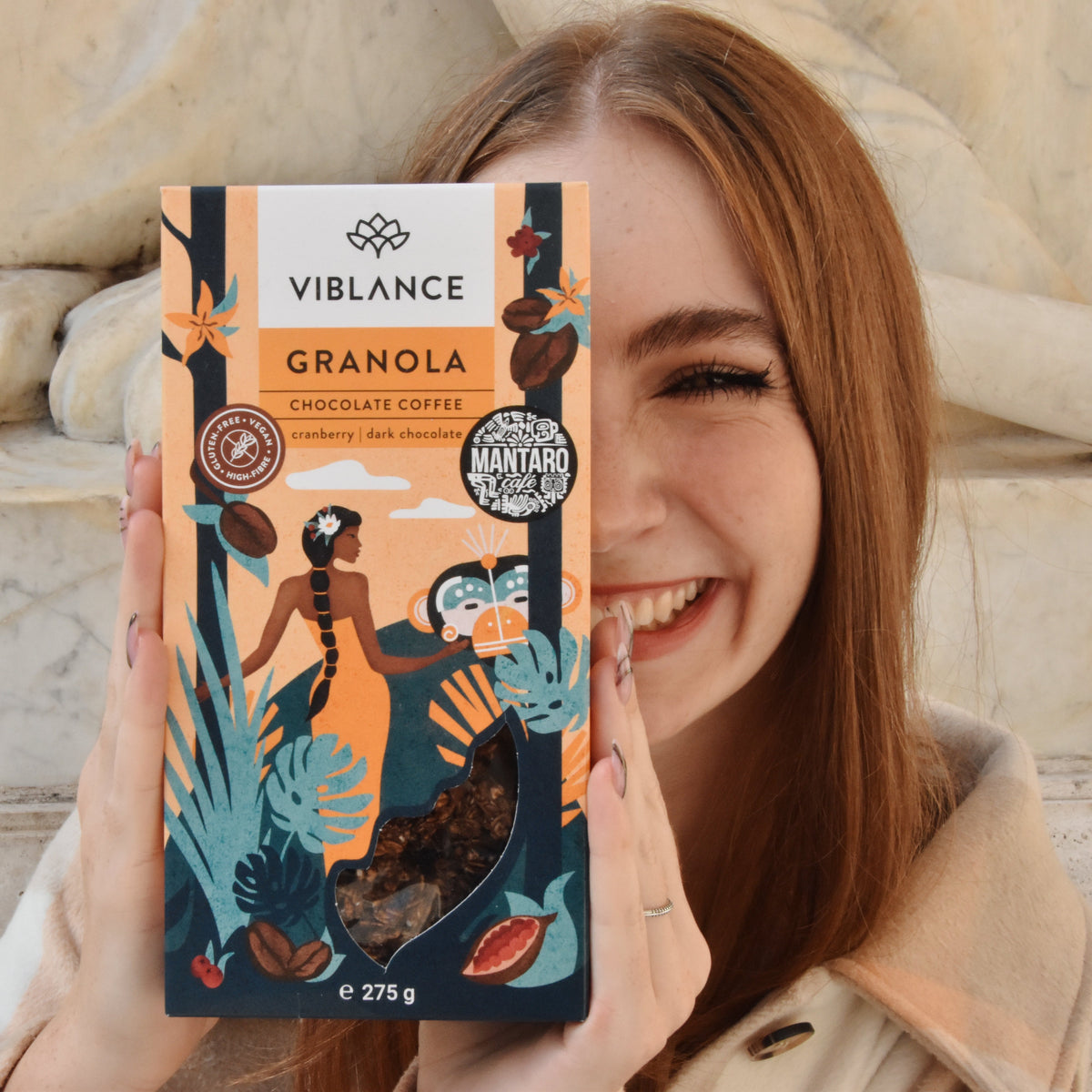 Viblance Granola Csokoládés Kávé ízű 275g