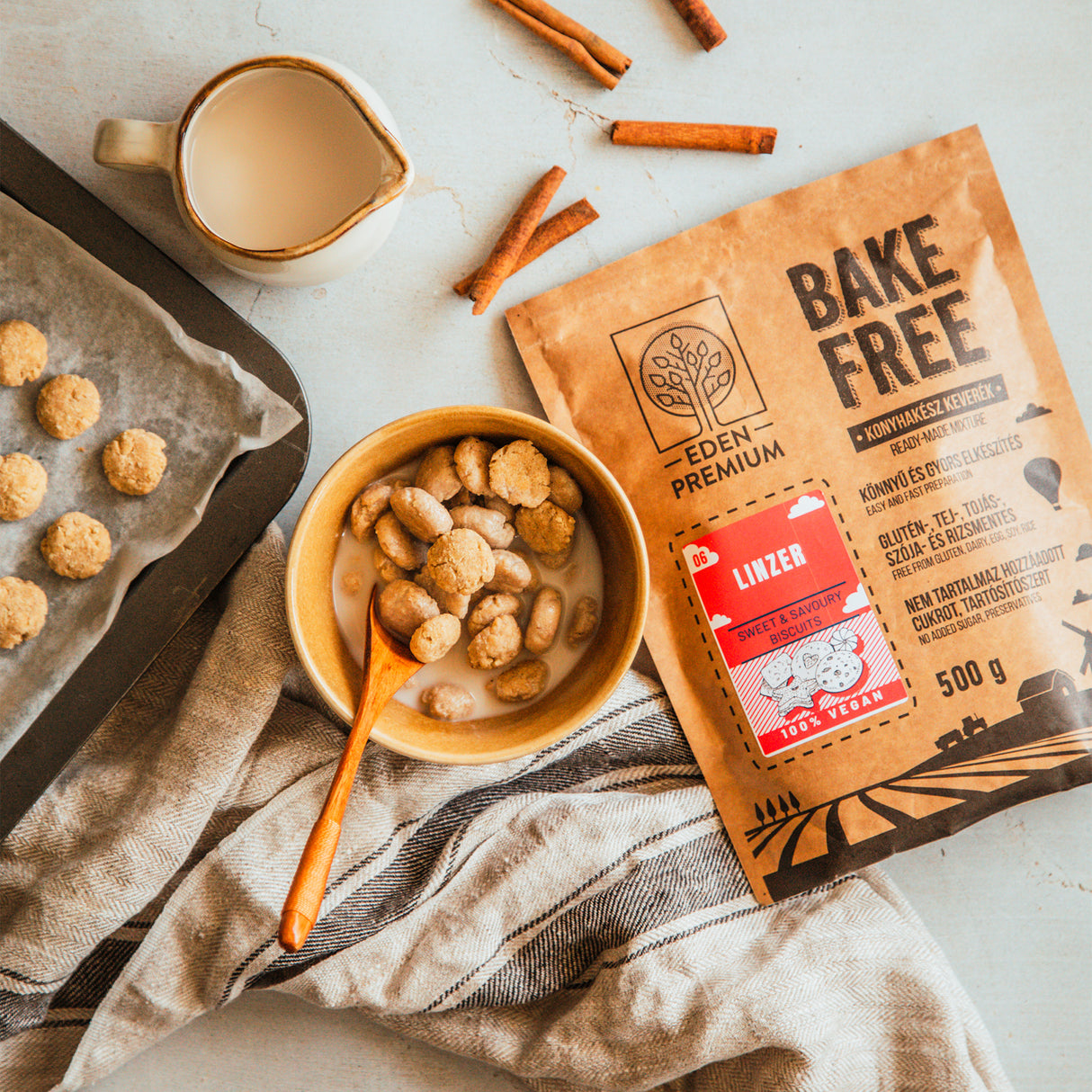 Bake-Free Linzer lisztkeverék 1000g
