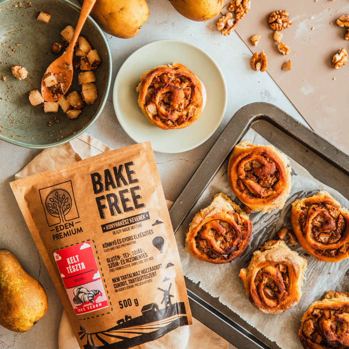 Bake-Free Kelt tészta lisztkeverék 500g