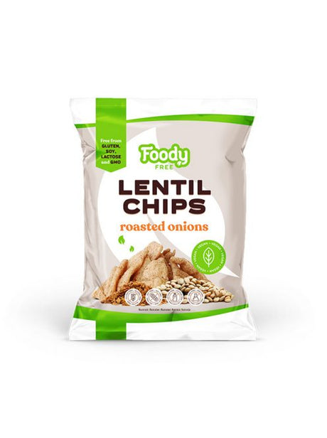 FOODY free lencse chips pirított hagymával 50g | Eden Premium