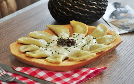 Gombás tortellini