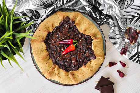 Chilis-csokis galette