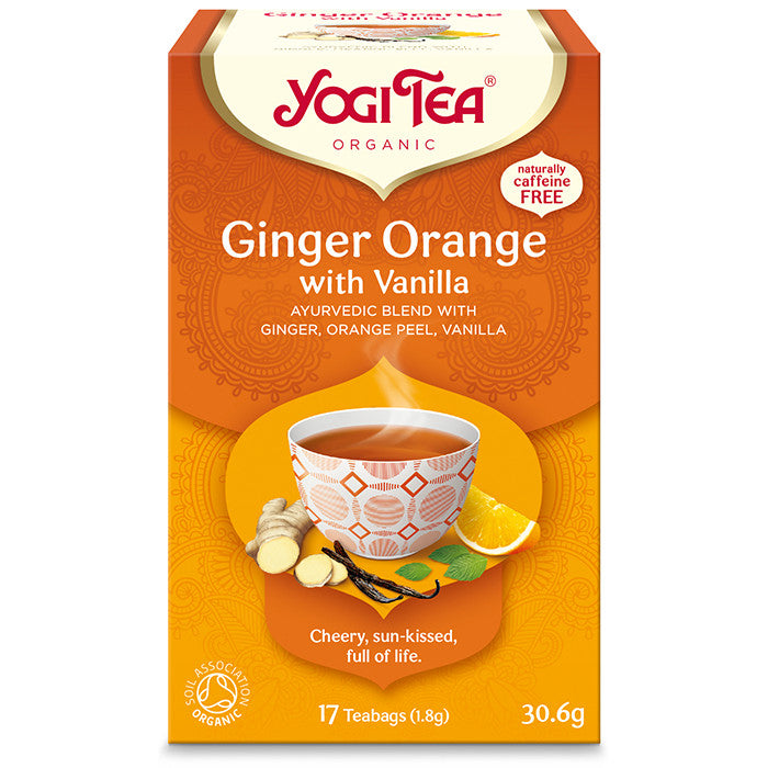 Yogi Tea® Narancsos gyömbér bio tea vaníliával 30,6 g