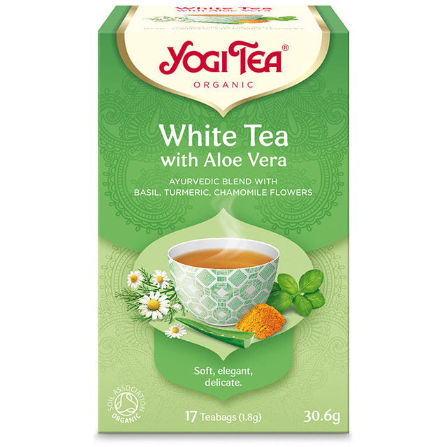 Yogi Tea® Bio Fehér tea aloe verával 30,6 g