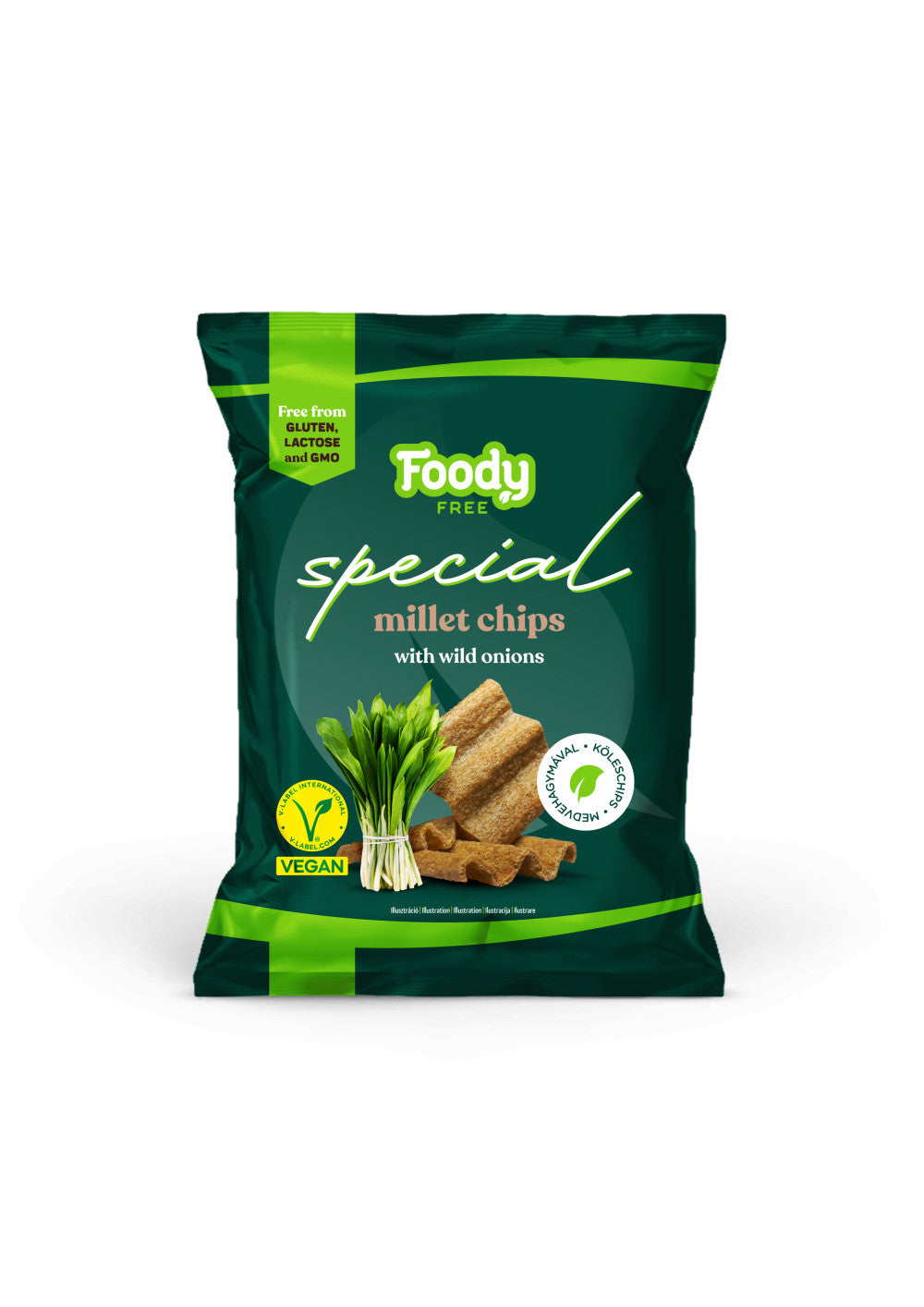 FOODY free special köleschips medvehagymával 45g