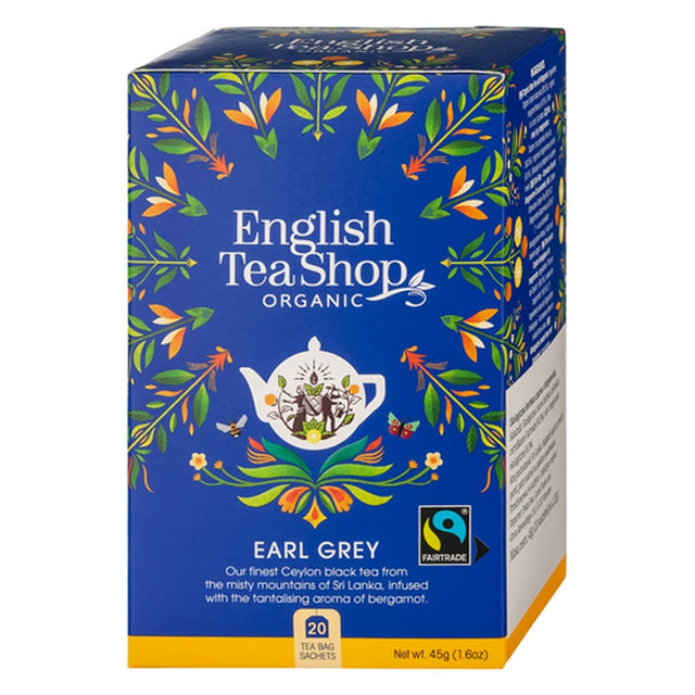 English Tea Shop Earl Grey bio tea 45 g (20 filter)