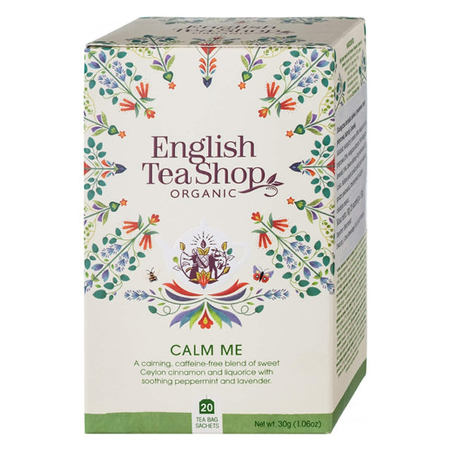 English Tea Shop Wellness Calm Me – Nyugtató bio tea 30 g (20 filter)